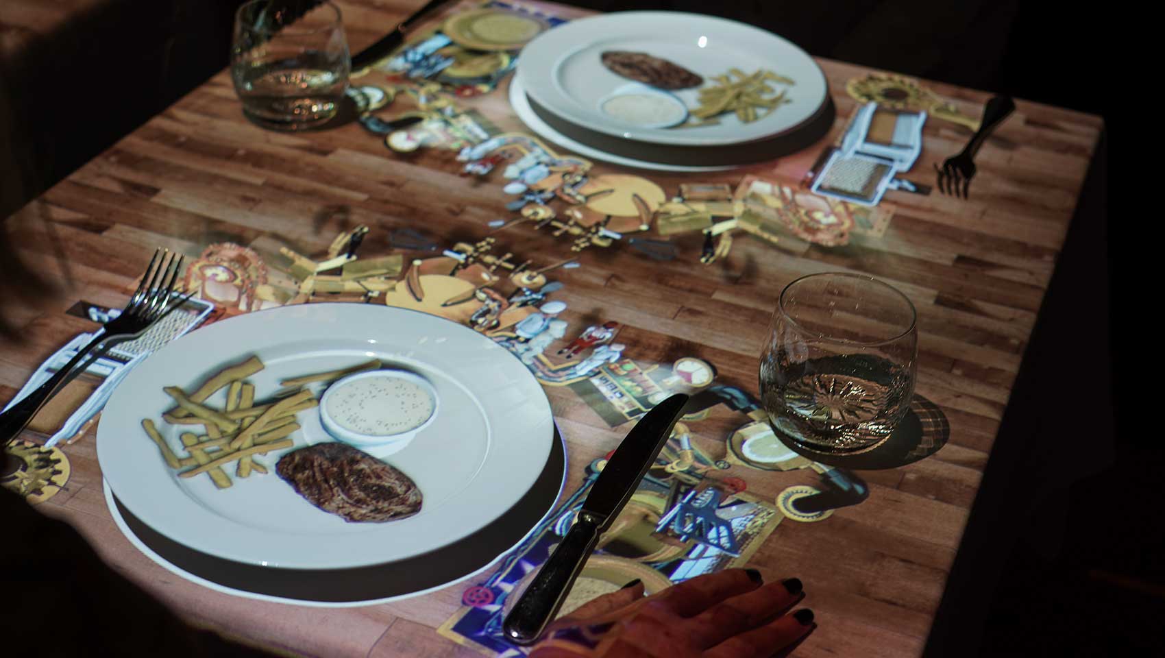 France Projection at Le Petit Chef