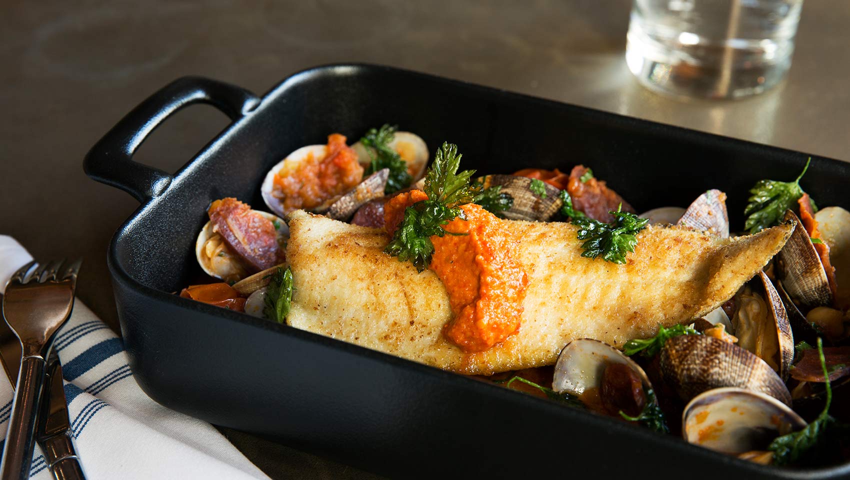 shaker and spear entree