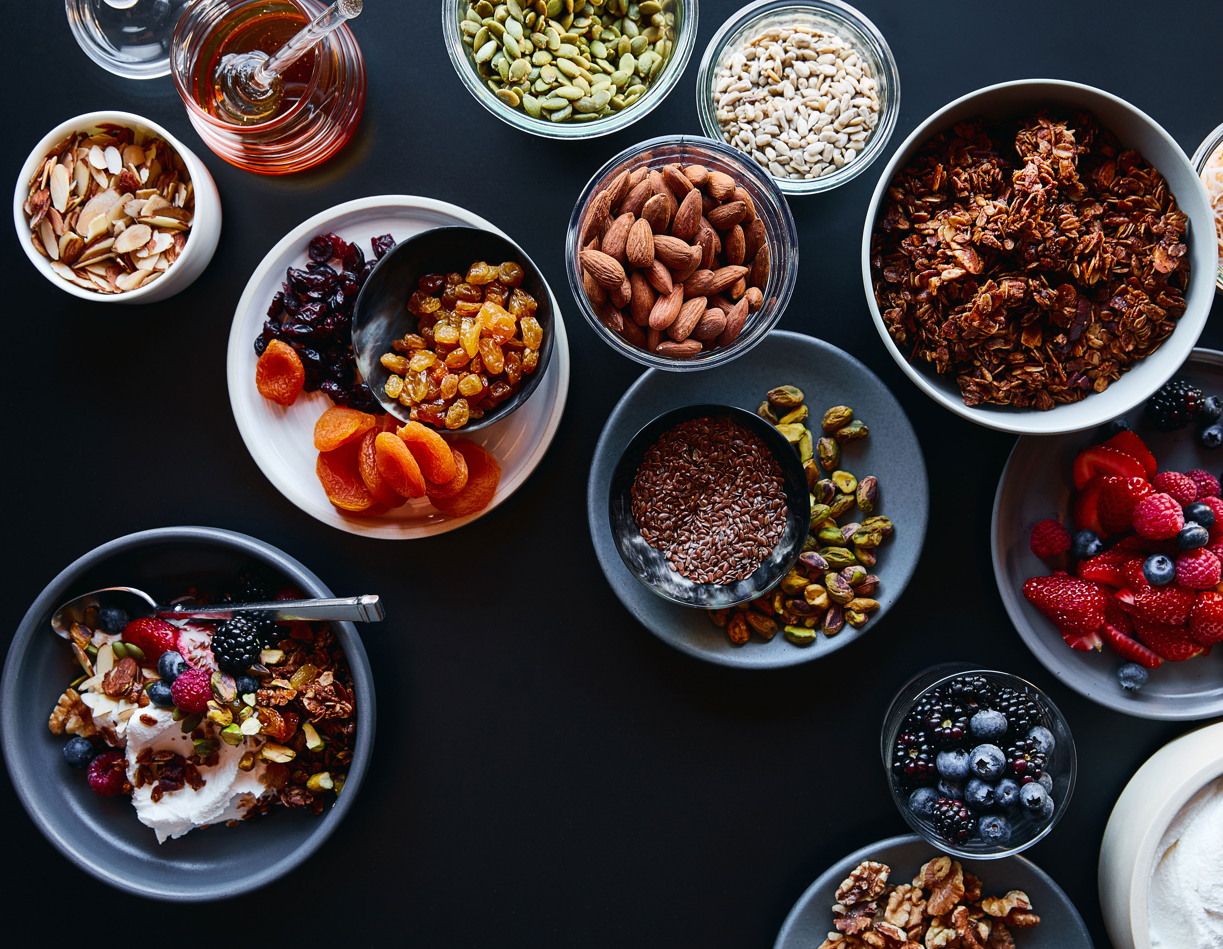 breakfast display for meeting or event